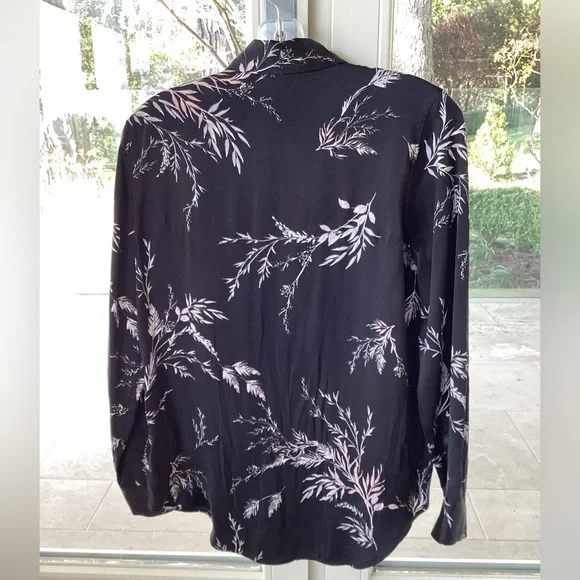 Linen patterned blouse - Picture 2 of 3